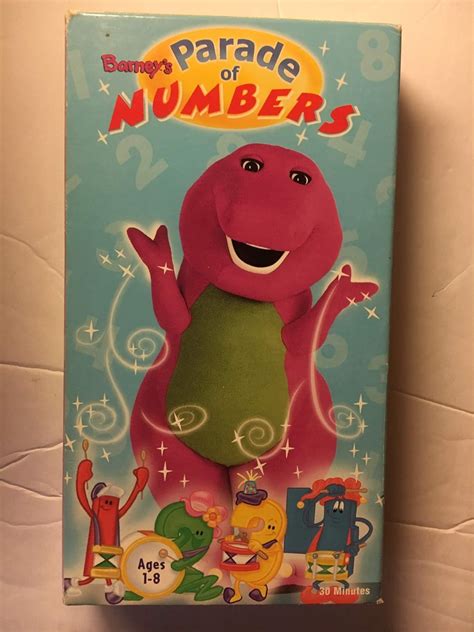 Barney's Exercise Circus & Parade Of Numbers 2 Pack VHS.