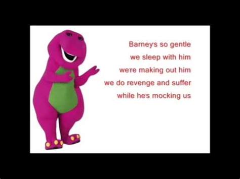 Barney theme song backwards. Copyright to Dino-Mite Studios, The Lyons Group, PBS and CPTV 