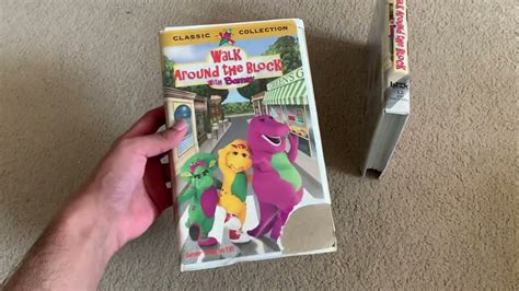 Barney walk around the block with barney vhs. Year: 1999. Original title: Walk Around the Block with Barney. Synopsis: It's a fun-filled day as Barney and the kids make visits to some of the local businesses like Mr. Cannoli's Bakery, Miss Bouffant's Barber Shop, Miss Marigold's Flower Shop, the PB&J Cafe, and Mr. ... You can watch Walk Around the Block with Barney through on the platforms: 