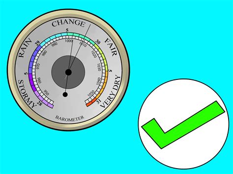 Barometer ablesen