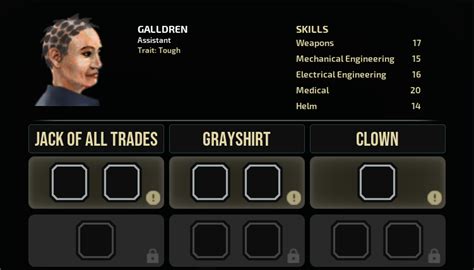 From Official Barotrauma Wiki. Jump to: navigation, search. Data is up-to-date: Last updated for version .20.16.1 Last mentioned in changelog .20.16.1 The current game version is 1.4.6.0: Talent Tree Description I Am That Guy ID: iamthatguy: Mechanic ... This wiki is hosted by the developer but maintained by the Barotrauma community. ...