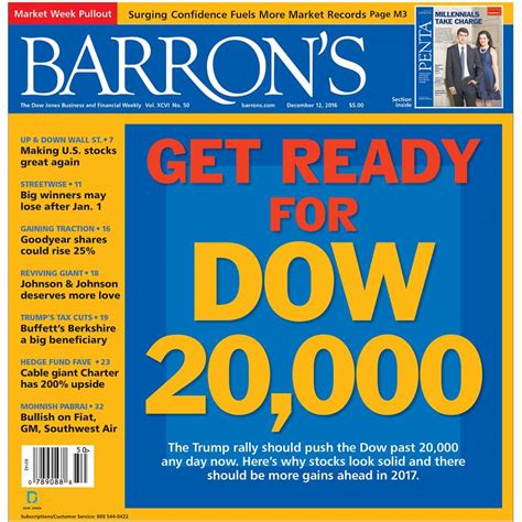 Barron's magazine this week. Things To Know About Barron's magazine this week. 