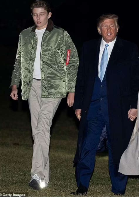 Barron is now 18 and you never see them together, especially since Barron is an NBA 6’7″ tall. “He’s jealous of everyone’s height. He never lets himself be in a photograph with someone taller than he is. Height is his — is one of his techniques. He uses his height — and, remember, Donald Trump is a very large man.”. 