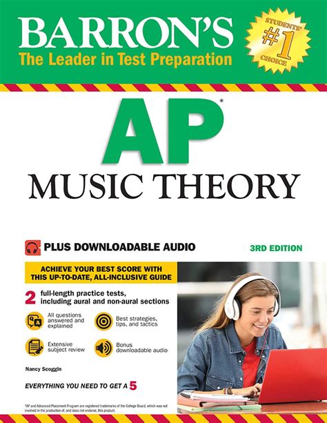 Download Barrons Ap Music Theory With Downloadable Audio Files By Nancy Scoggin