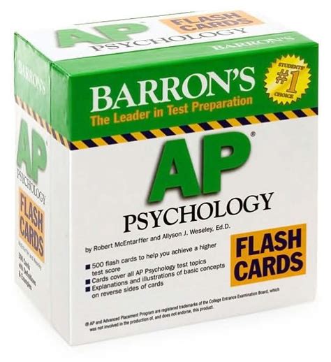 Download Barrons Ap Psychology Flash Cards By Robert Mcentarffer