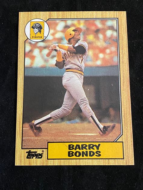 Barry Bonds Rookie Card Price