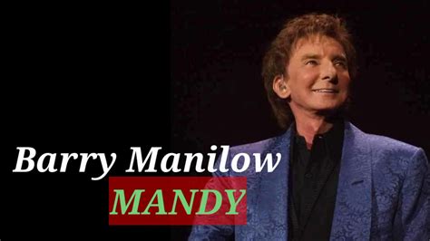 Barry Manilow - Mandy - lyrics