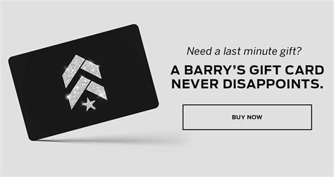 Barrys Gift Card