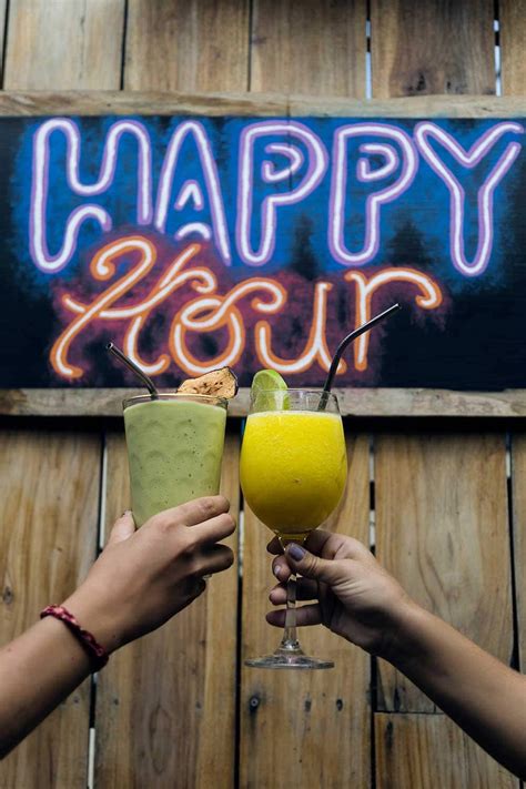 Bars with happy hour near me. Consuming alcohol is a socially accepted activity. From happy hours to family gatherings, alcoholic beverages are a common staple at social events geared toward adults. However, al... 