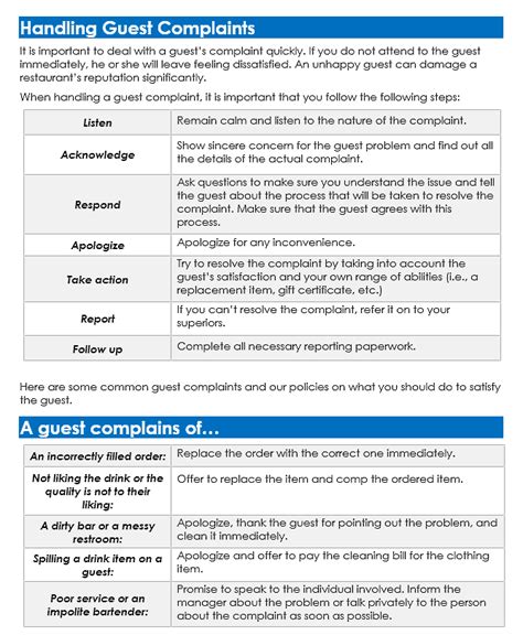 Bartender Training Manual ShortForm