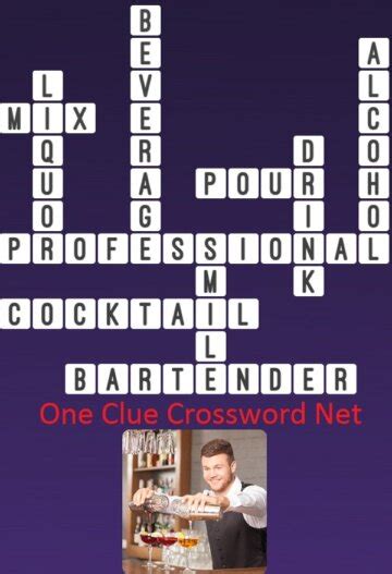 Here is the answer for the crossword clue Bartender-