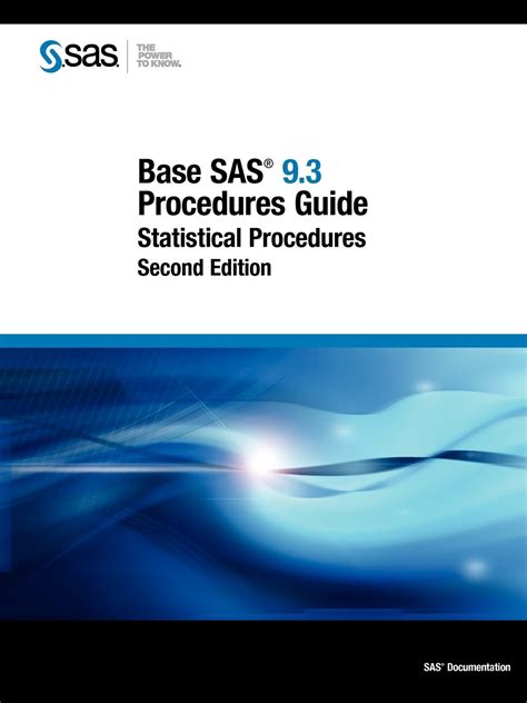 Base Sas Procedures Guide Statistical