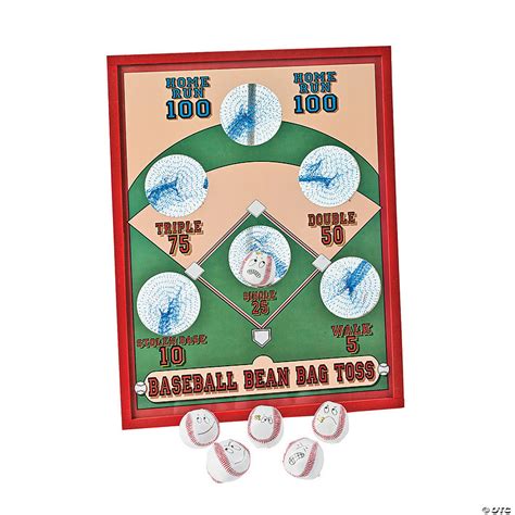 Baseball Bean Bag Toss Game Oriental Trading