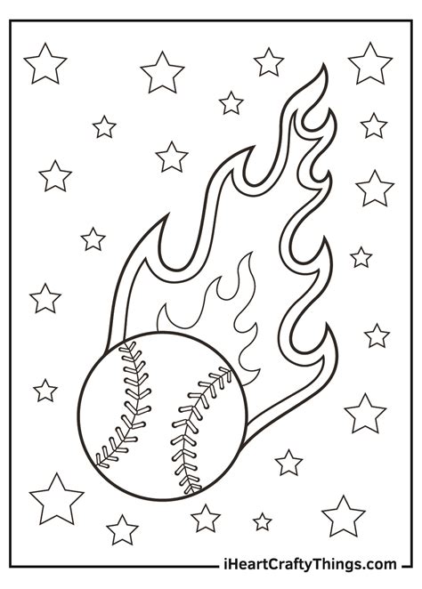 Baseball Coloring Shee