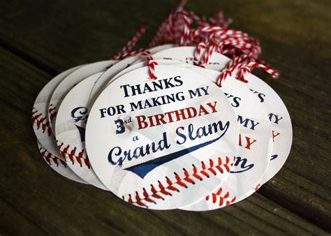 Baseball Gift Tags
