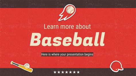 Baseball Google Slides Templates