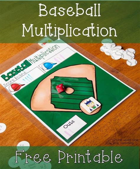 Baseball Multiplication Game with TenSided Dice Line upon Line Learning