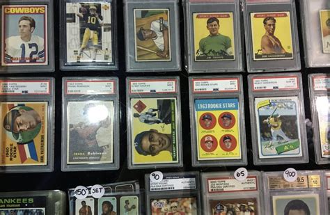 Baseball card shows near me. For example, PSA offer in-person grading at shows nationwide as does Beckett (BGS). PSA also offers walk-through grading in their southern California office for $600/card. To get an idea of how much it costs to grade a card, PSA offered on-site grading at National: $150 (Collector’s Club): End of Show Turnaround (Declared Value < $2,499) 