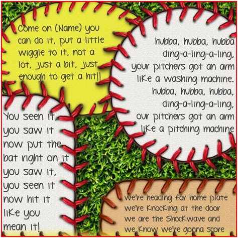 Baseball cheers. Mar 4, 2018 - Explore Nadine Thiessen's board "Baseball chants" on Pinterest. See more ideas about baseball chants, softball cheers, softball quotes. 