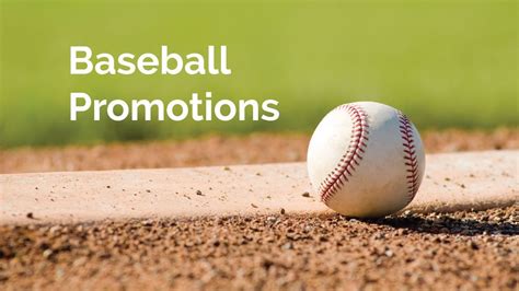 Baseball game promotions. Things To Know About Baseball game promotions. 