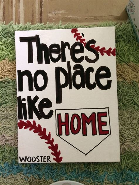 Discover Pinterest’s 10 best ideas and inspiration for Baseball posters. ... DIY baseball sign for boyfriend. "There's no place like home" College of Wooster. 