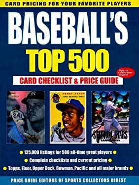 Baseballs top 500 card checklist price guide. - A million dirty secrets dollar duet 1 cl parker.