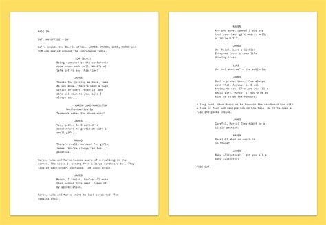 Based on a script written