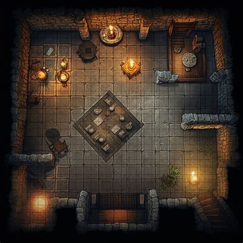 Basement Battle Map Dnd Battle Map D D Battlemap Dungeons and