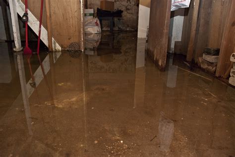 Basement flooded. 