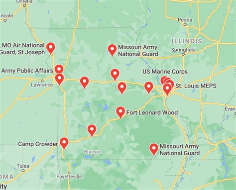 Bases In The State of Missouri - Military Bases