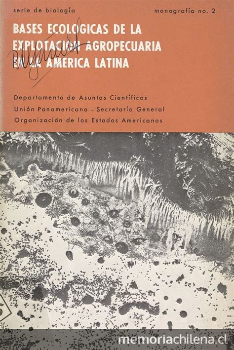 Bases ecológicas de la explotación agropecuaria en la américa latina. - Normas y disposiciones sobre exportación (control de cambios).