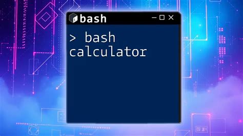 Bash calculator script.  In this comprehensive guide to bash calculate, you've learn...