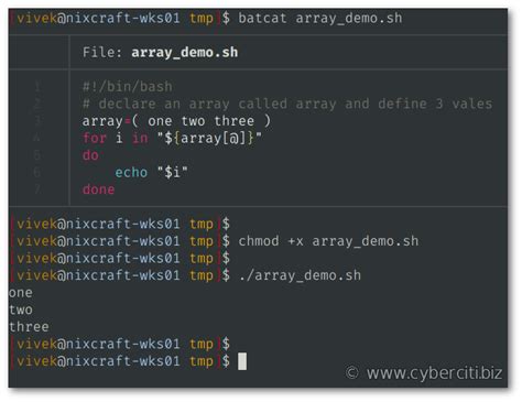 Bash loop through ip.  Learn how to access each array item using a for loop to iterate throu...