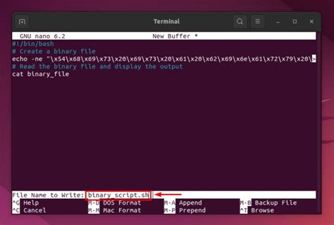 Bash read binary file.  file has quite a number of stable Examining files from the command-...