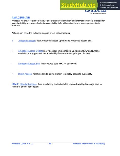 Basic Amadeus Training Manual