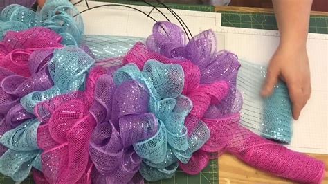 Basic Blue Mesh Floral Ribbon New Unopened 30 ft x 10” Hobby Lobby …