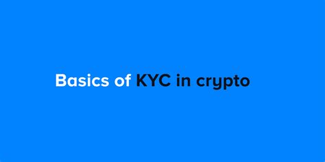 Basic Concepts of KYC for Bitcoin