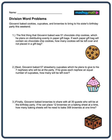 Basic Division Word Problems