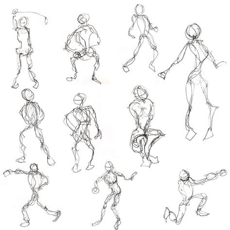 Basic Drawing 1 Examples of Gesture Drawing from the web