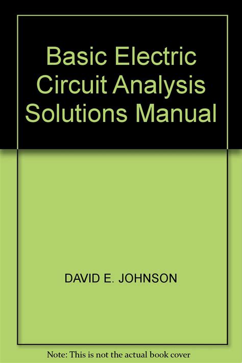 Basic Electric Circuit Analysis Solutions Manual