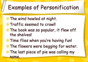 Basic Examples Of Personification