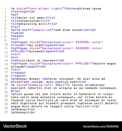 Basic Html Website Code Template Contoh Gambar Template Gambaran