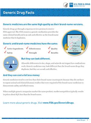 Basic Information About Generic Drugs
