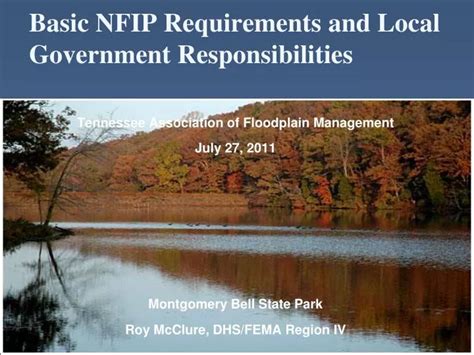 Basic NFIP Requirements and Local Government Responsibilities ppt