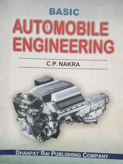 Basic Of Automobile Engineering Cp Nakra