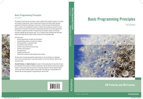 Basic Principles To Exercises Programming Answers