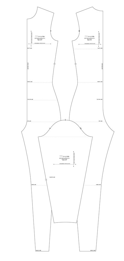 Basic Sewing Patterns and Slopers To Fit Your Measuremnts PatternLab