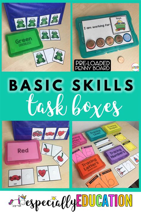 Basic Skills Task Boxes