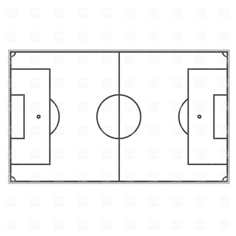 Basic Soccer Field Coloring Pages