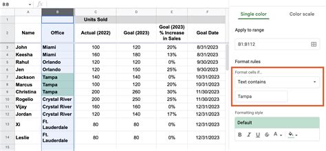 Basic and Conditional Formatting in Google Sheets YouTube